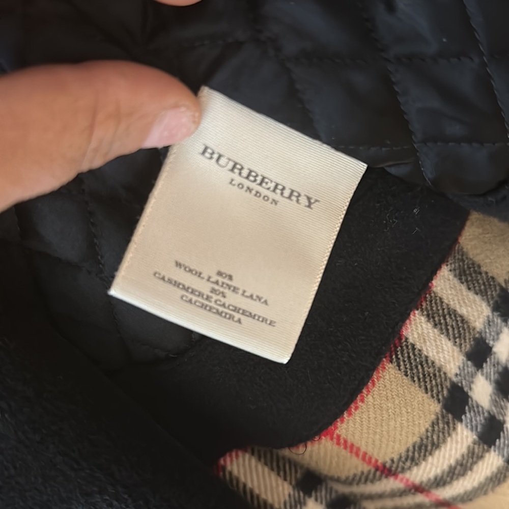 Burberry Tailored Wool & Cashmere Trench Coat SZ XXL - Picture 11 of 13